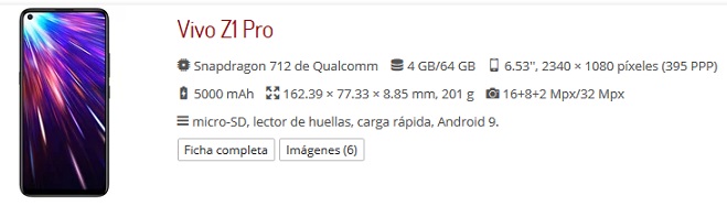 VivoZ1 Pro5000 mAh