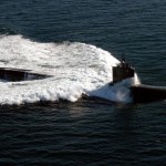 Así quedó un submarino de EEUU tras chocar con un monte a toda velocidad