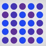 ¿Estos puntos son azules o morados? La respuesta es relativa