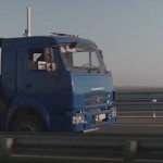 Vehículos autónomos se ponen a prueba cerca del puente de Crimea