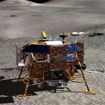 La sonda espacial china descendió en la Luna