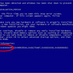 Pantalla azul en Windows 7, XP y Vista