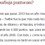 ¿Estamos ante una nueva burbuja puntocom?