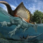 Descubren al único dinosaurio nadador conocido