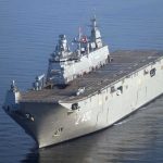 La armada turca recibe el buque de guerra más grande de Turquia, el TCG Anadolu