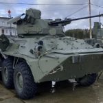 Rusia muestra el nuevo módulo de combate por control remoto DUBM en el AOC BTR-82.