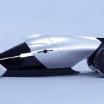 Tesla T1, el coche concepto del futuro que es impulsado por energía eólica