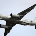 Rusia prueba su avanzado avión espía Tu-214R en el cielo sirio.