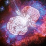 Hubble captura un espectáculo de fuegos artificiales en una estrella condenada a su destrucción