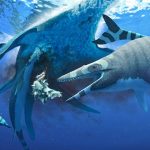 Identifican un lagarto marino del Cretácico con dientes como los del tiburón que le dotaban de una mordedura mortal