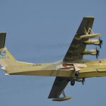 Nuevo prototipo de avión anfibio de búsqueda y rescate AG600M de China logra éxito en prueba.