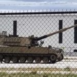 El primer obús autopropulsado AS9 Huntsman de Corea del Sur avistado en Australia