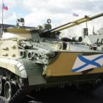 El vehículo de combate marino BMP-3F se actualiza después de la versión básica