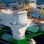 China cambia las normas: construye una enorme isla flotante de 45 m de altura para explorar el fondo oceánico
