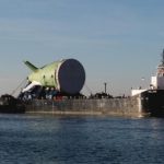 Electric Boat recibe la popa del primer submarino Columbia de la Armada de EE.UU