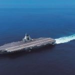 El portaaviones chino Fujian finaliza sus quintas pruebas de mar.