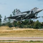 Saab entregó el primer caza Gripen E de serie a la Administración de Material de Defensa de Suecia