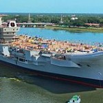 Portaaviones INS Vikramaditya de la India.