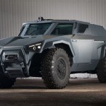 El nuevo vehículo militar del Grupo Volvo puede conducir de lado, como un cangrejo