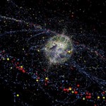 El increíble mapa que muestra en tiempo real los satélites y la basura espacial que orbitan la Tierra