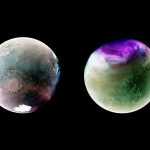La NASA publica espectaculares imágenes de Marte en luz ultravioleta