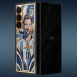 Messi no se ha llevado la copa, pero puede presumir de estar en uno la versión más exclusiva de uno de los nuevos plegables de Samsung