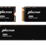 Micron presenta la serie 2550 de SSD tipo PCIe 4.0, la primera con NAND 3D de 232 capas
