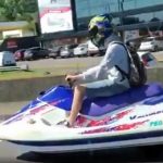 Identificaron al joven que manejaba una moto de agua por Panamericana