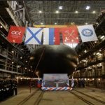 Los astilleros rusos del Almirantazgo botan el submarino ‘Mozhaisk’.