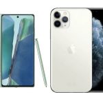 Comparativa entre el Samsung Galaxy Note 20 y el iPhone 11 Pro