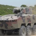 Otokar presenta el vehículo blindado Arma 8×8 en HEMUS 2020.