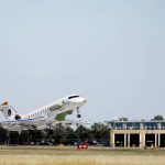 Primer vuelo del nuevo avión espía de la Fuerza Aérea Alemana, el PEGASUS