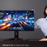 Samsung Display presentó el primer panel QD-OLED 4K de 360 Hz de refresco