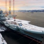 El portaaviones ruso se reincorporará a la flota a finales de 2023.