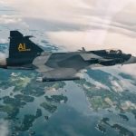 Un caza Saab Gripen E concretó con exito los primeros vuelos de prueba equipado con el sistema de Inteligencia Artificial Centaur de Helsing