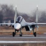 El Su-30SM2 se prepara para interactuar con drones.