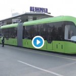 Lanzan en China el primer tren sin raíles en el mundo