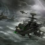 Boeing presenta el nuevo concepto de Apache con drones y láser.