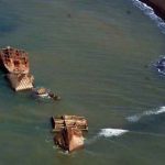 Actividad volcánica levanta isla japonesa, exponiendo barcos hundidos de la Segunda Guerra Mundial