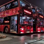 China lanza flota de buses eléctricos de dos pisos más grande del mundo