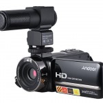Andoer HDV-3051STR: una Cámara DV portátil con micrófono de entrevista