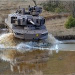 El ejército francés presenta oficialmente su nuevo vehículo de combate Jaguar.