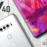 LG V40 muestra 3 cámaras traseras en concepto