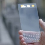 Sony desarrolla un teléfono flexible con pantalla transparente