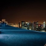 Una piscina de bordes infinitos en Singapur