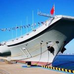 El portaaviones Shandong finaliza su mantenimiento y se prepara para el viaje.