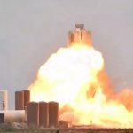 Brutal explosión de la nave de SpaceX para Marte durante unas pruebas